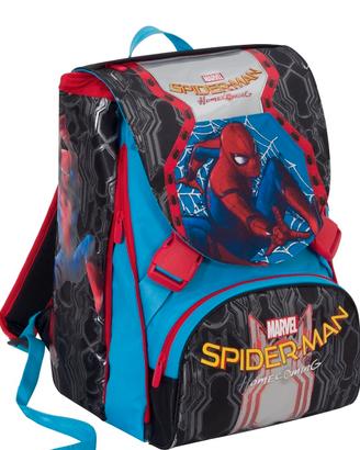 Zaino Scuola Spiderman nuovo con maschera 