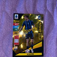 Carta adrenalyn di scavini limited edition firmata