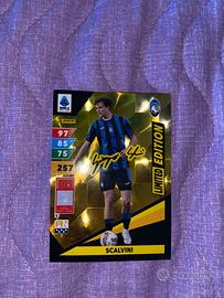 Carta adrenalyn di scavini limited edition firmata