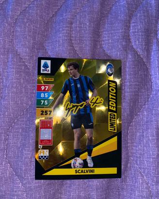 Carta adrenalyn di scavini limited edition firmata