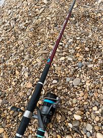 Canna da pesca usata poco
