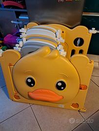 Box Recinto Bambini pieghevole Costway papera