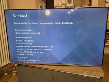 ANDROID TV TCL 55 POLLICI MODELLO 55P715
