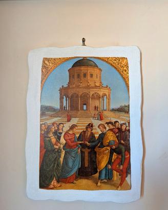 SPOSALIZIO DELLA VERGINE SU PIETRA RICOSTITUITA  R