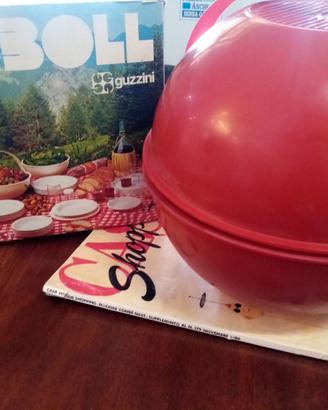 Guzzini PIC BOLL rosso - set da pic-nic mai usato