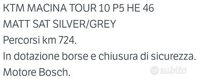 Bici elettrica KTM COME NUOVA