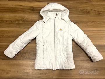 Piumino bianco con cappuccio WPM da donna