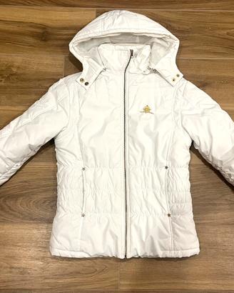 Piumino bianco con cappuccio WPM da donna