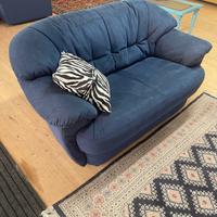 Divano 2 posti in tessuto S 2635