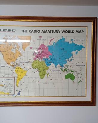 Mappa mondiale radioamatori