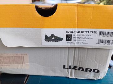 sandali trekking lizard con suola in vibram 