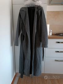 cappotto lungo grigio
