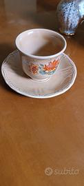 6 tazzine con piattino