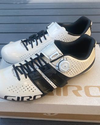 scarpa ciclismo GIRO n.43 colore bianco