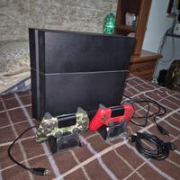 playstation 4 + controller +base