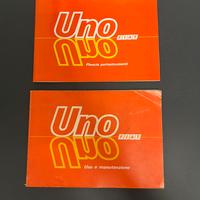 Libretto manutenzione Fiat Uno Turbo ie mk1