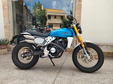 Fantic Motor Caballero 125 Scrambler Blu MY 2023