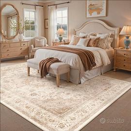 Tappeto Salotto 200x300cm Vintage Beige