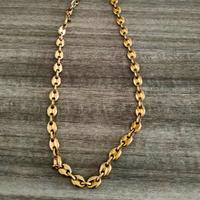 Collana inox color oro