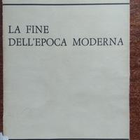 Guardini, La fine dell'epoca moderna