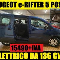 PEUGEOT e-Rifter 5 POSTI ELETTRICO A PIANALE UNI