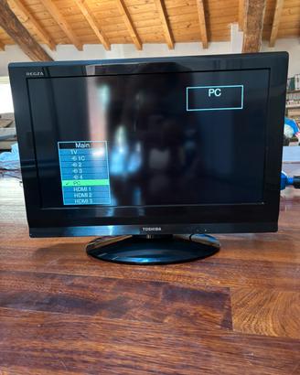 TV LCD Toshiba 26" con telecomando