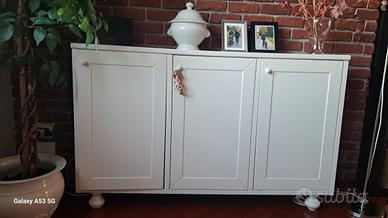 servant lego massello laccata bianca