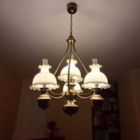 Lampadario vintage per sala da pranzo.