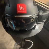 Casco modulare con mentoniera