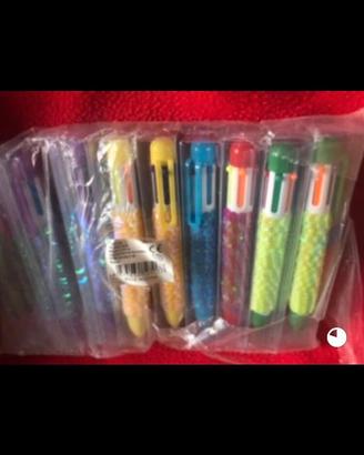 Penne glitterate di  tutti i colori