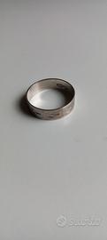 Fedina / anello donna vintage in argento 
