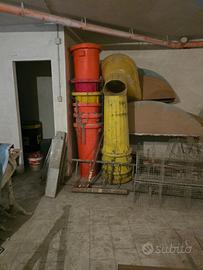 tubi per scarico macerie