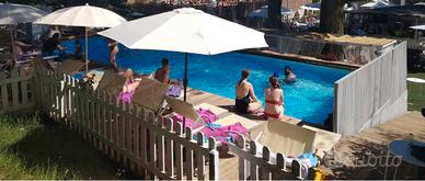 Piscina fuoriterra 15mt x5 alta 1,40