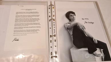 Foto autografata harry potter e lettera ufficiale