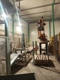 insaccatrice pallettizzatore robot kuka