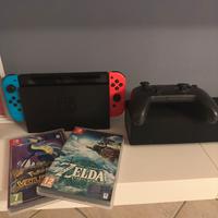 Nintendo switch + pro controller + giochi