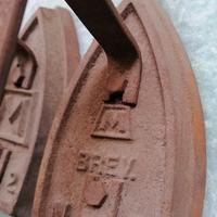 2 antichi ferri ferro da stiro