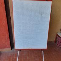 Lavagna Magnetica Con Struttura E Treppiede 90's 