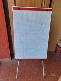 Lavagna Magnetica Con Struttura E Treppiede 90's 