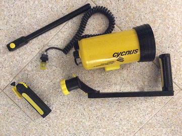 Materiale fotografico subacqueo vintage