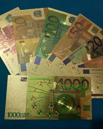 8 PZ EUROLAMINATI IN ORO COLORATE
