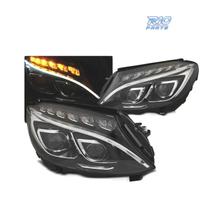 FARI MERCEDES W205 14-18 LUCE DIURNA LED DRL NERO