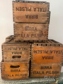 Cassetta di legno birra italia pilsen