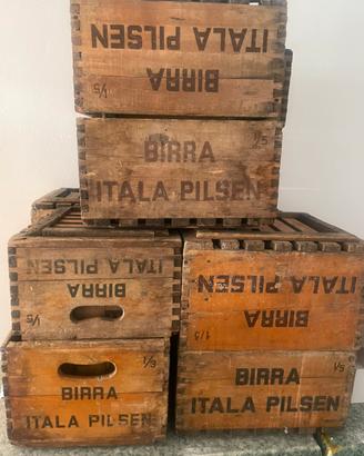 Cassetta di legno birra italia pilsen