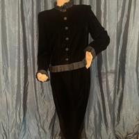 Tailleur nero velluto