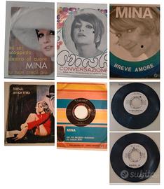 STOCK di N. 6 dischi 45 GIRI   MINA