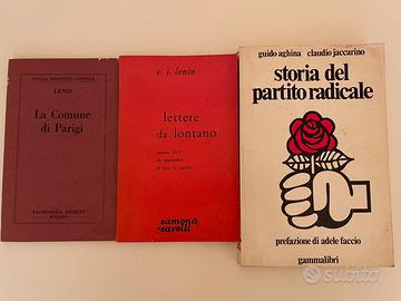 Storia del Partito Radicale Aghina Jaccarino più