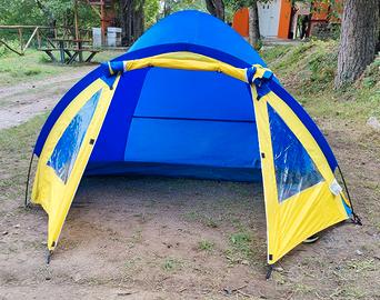 Tenda canadese 3 posti con veranda