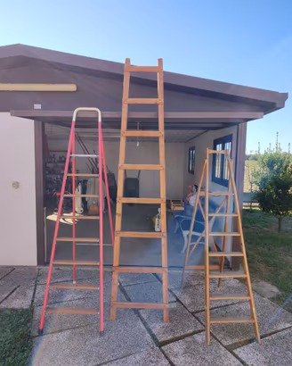 3 scale da lavoro (legno e metallo)