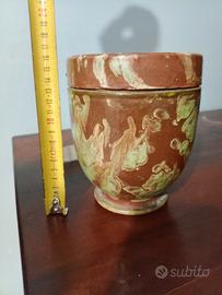 barattolo brocca in terracotta antica 